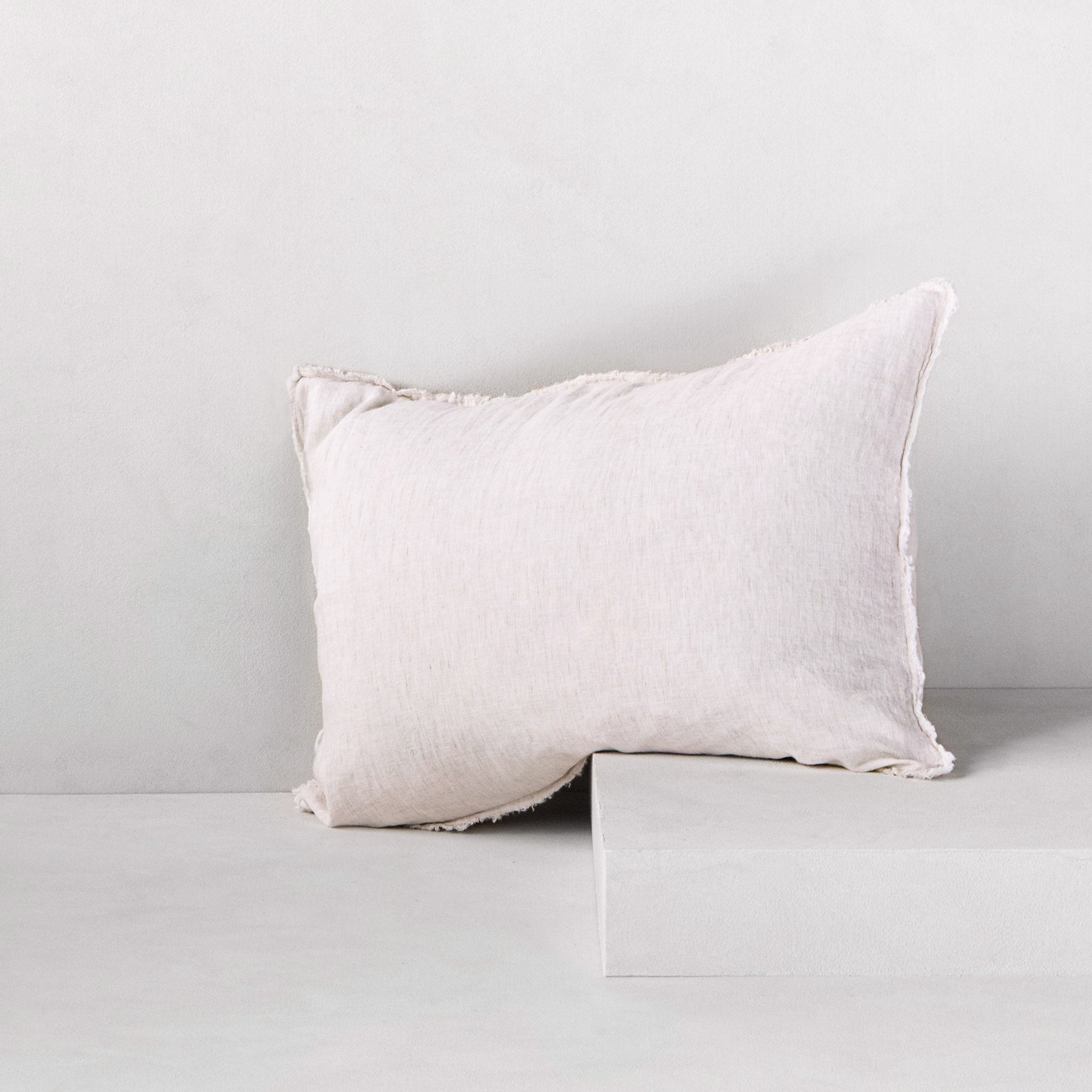 Flocca Linen Pillowcase | Pale Stone | Hale Mercantile Co.
