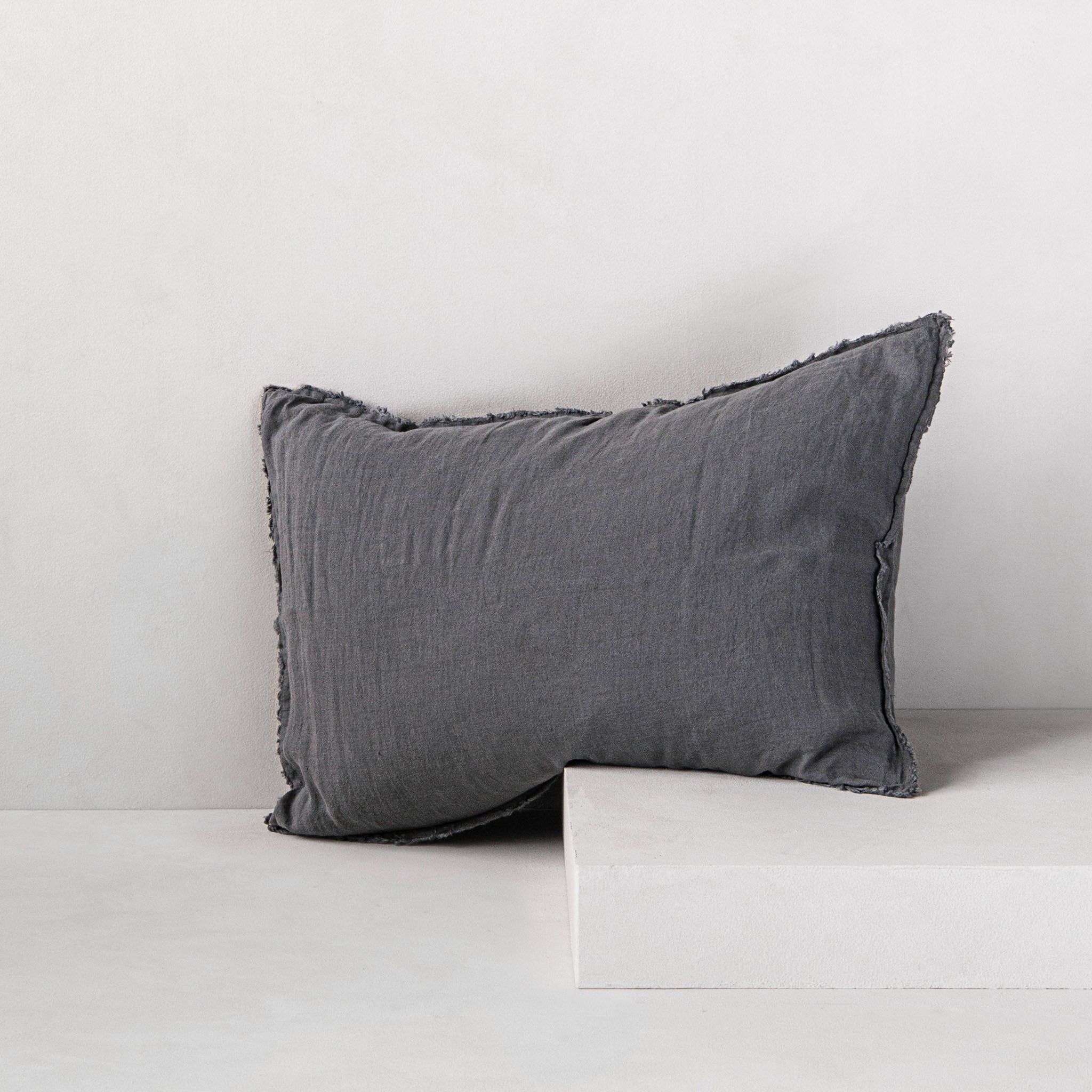 Linen Pillowcases | Charcoal Grey | Hale Mercantile Co.