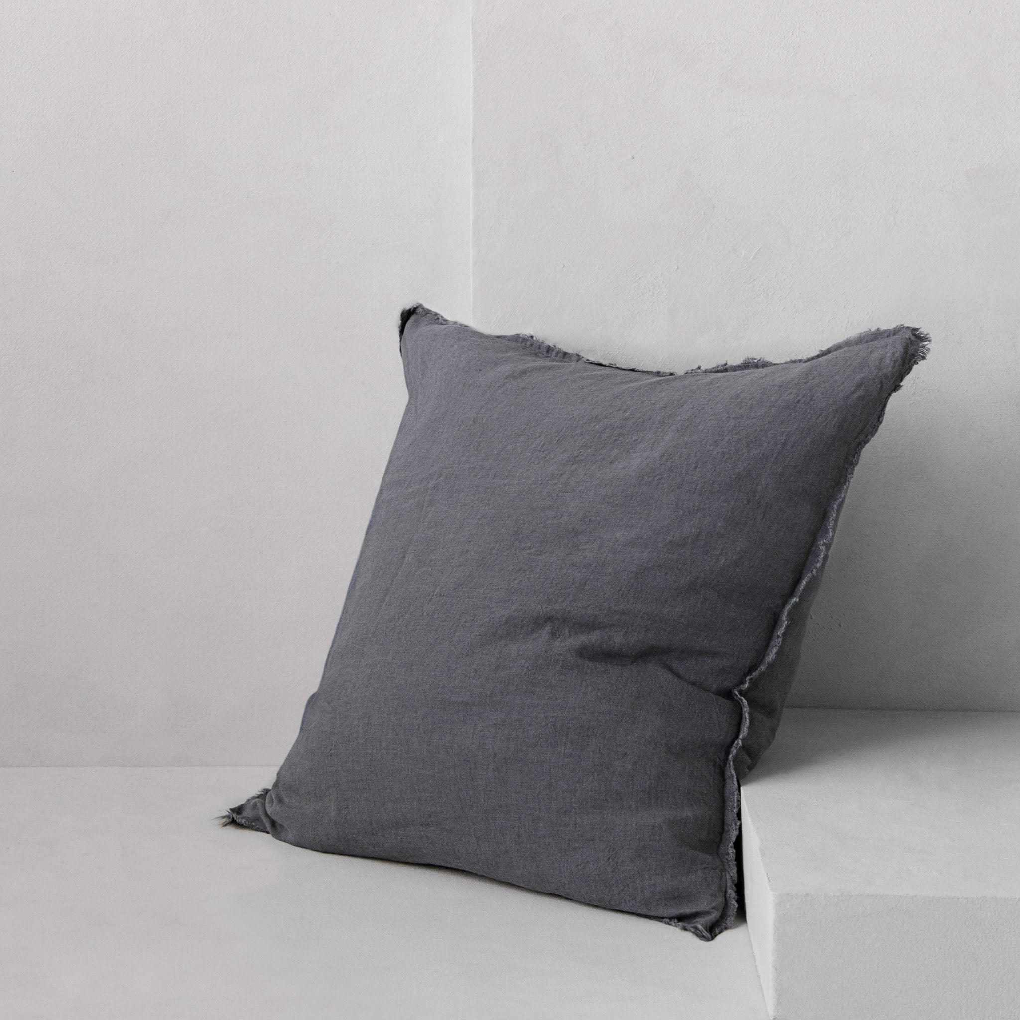 European Linen Pillowcases | Charcoal Grey | Hale Mercantile Co.