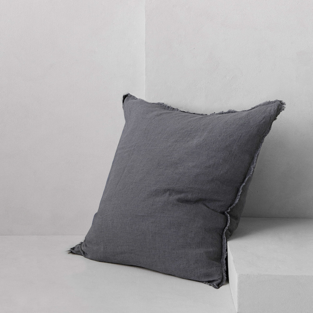 Flocca Linen Cushion - Tempest