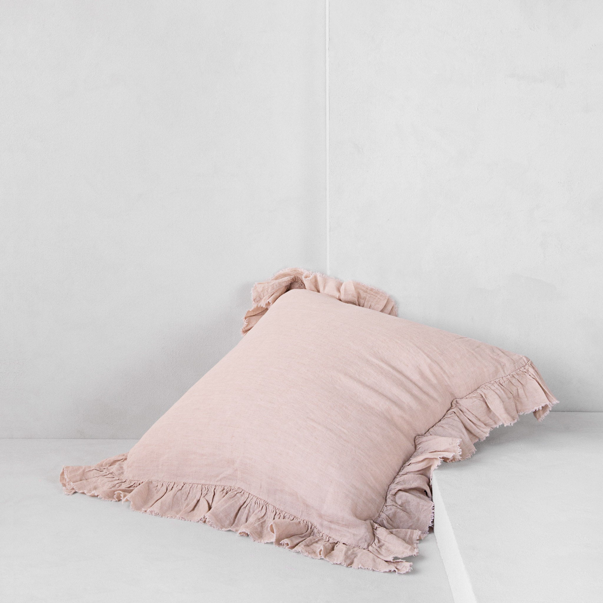 Linen European Pillowcase | Earthy Pink | Hale Mercantile Co.