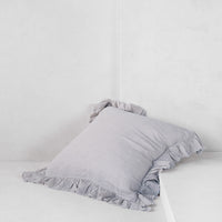 Kristine European Linen Pillowcase - Fog