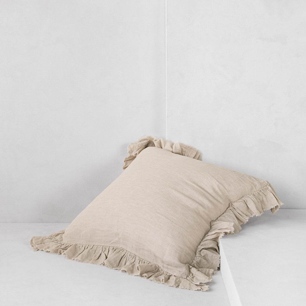 Kristine European Linen Pillowcase - Sable