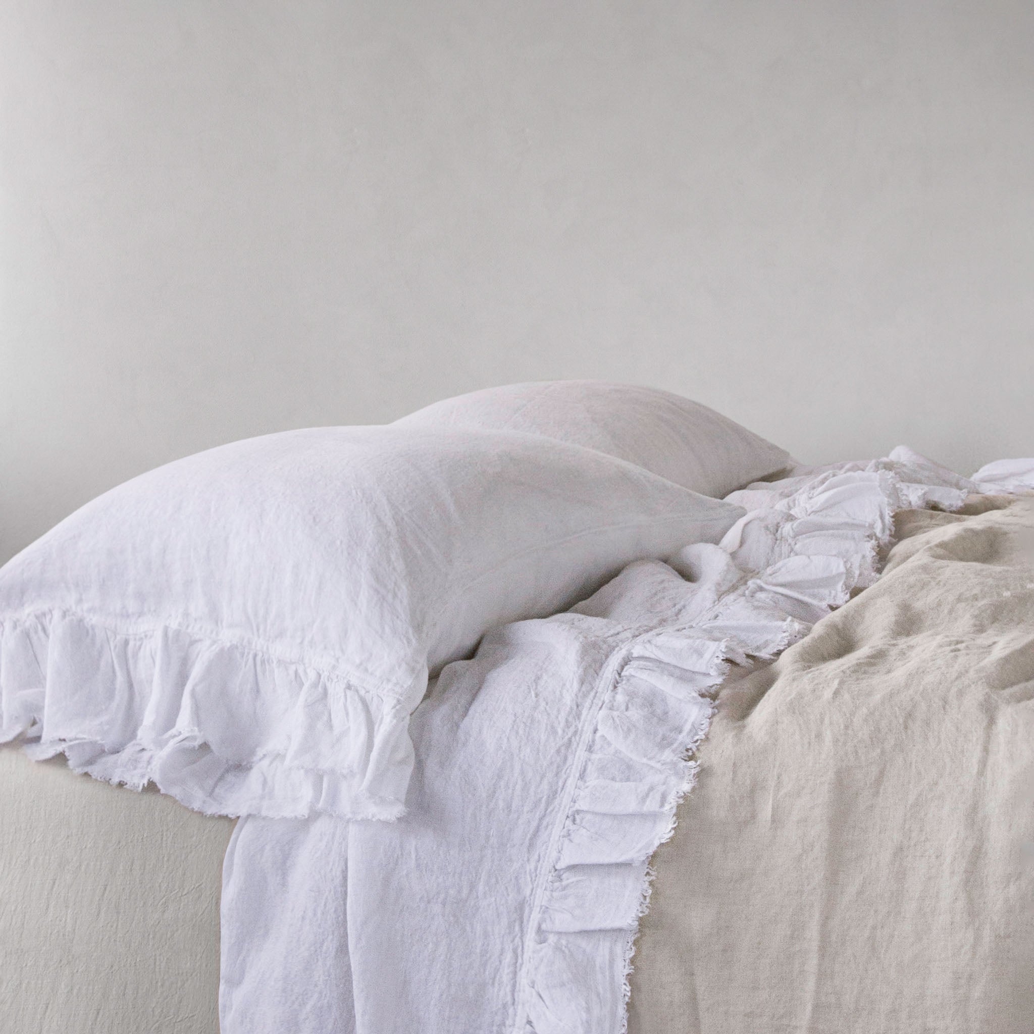 Pure Linen Pillowcases | Antique White | Hale Mercantile Co.