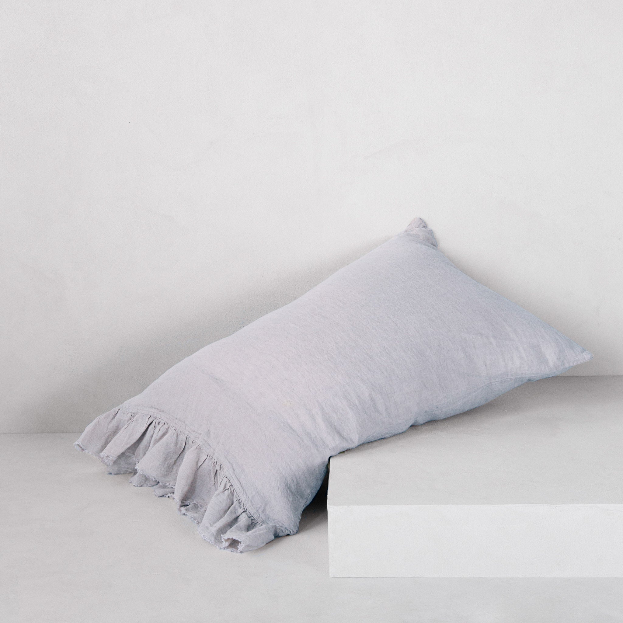 Pure Linen Pillowcases | Pale Grey | Hale Mercantile Co.
