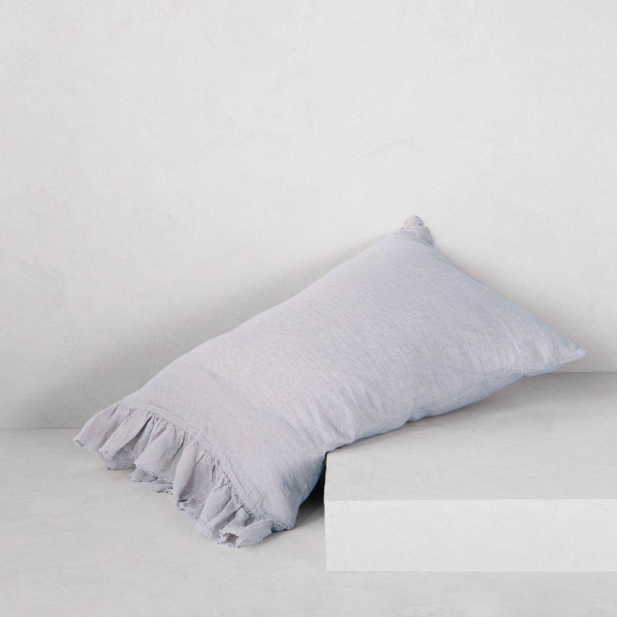 Kristine Linen Pillowcase - Fog