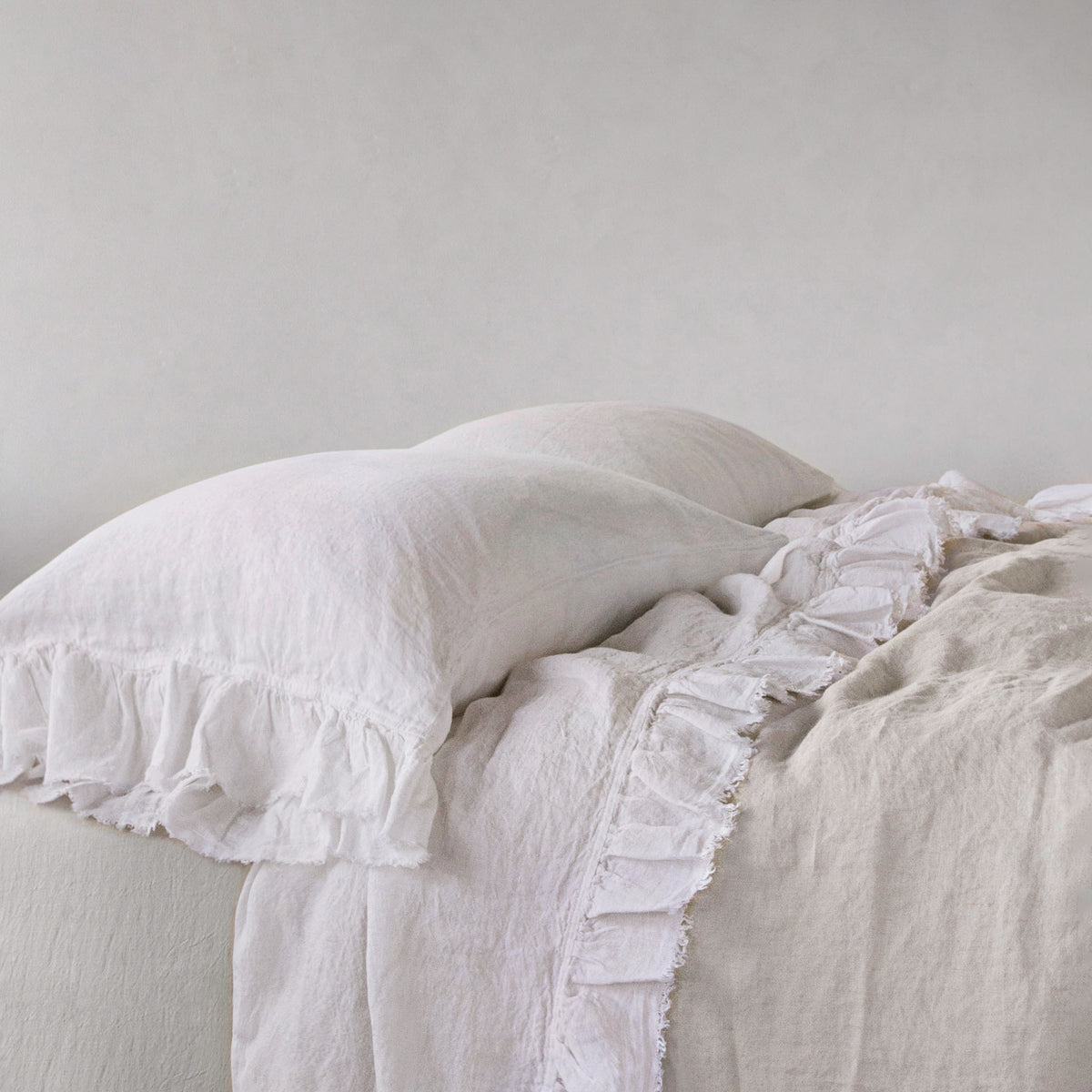 Kristine Linen Pillowcase - Petra