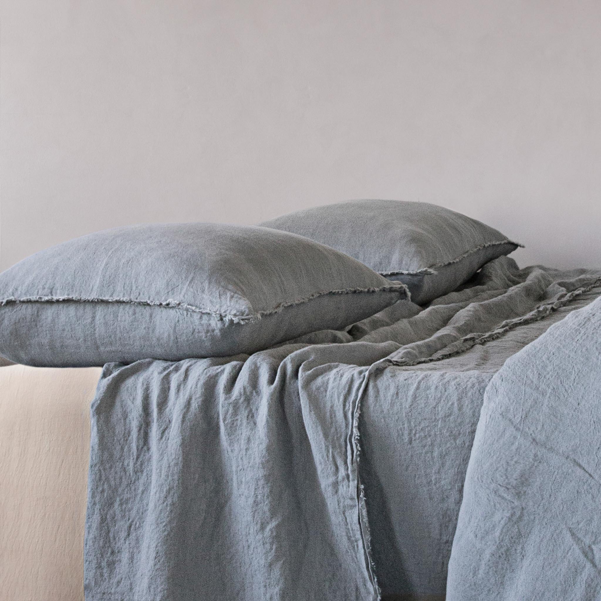 Linen Pillowcases | Cornflower Blue | Hale Mercantile Co.