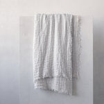 Crush Linen Blanket - Alba