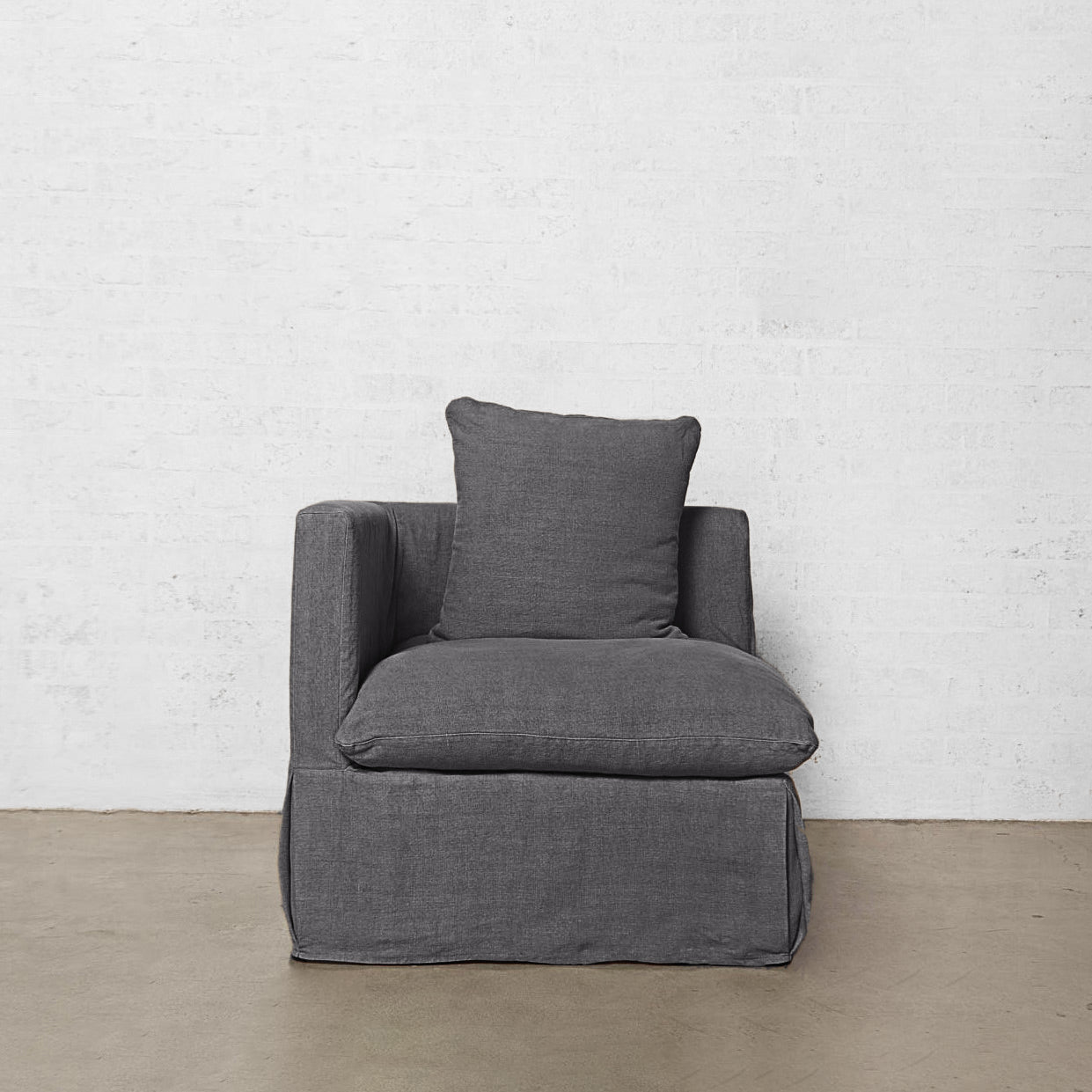 Linen Sofa | Charcoal Grey | Hale Mercantile Co.