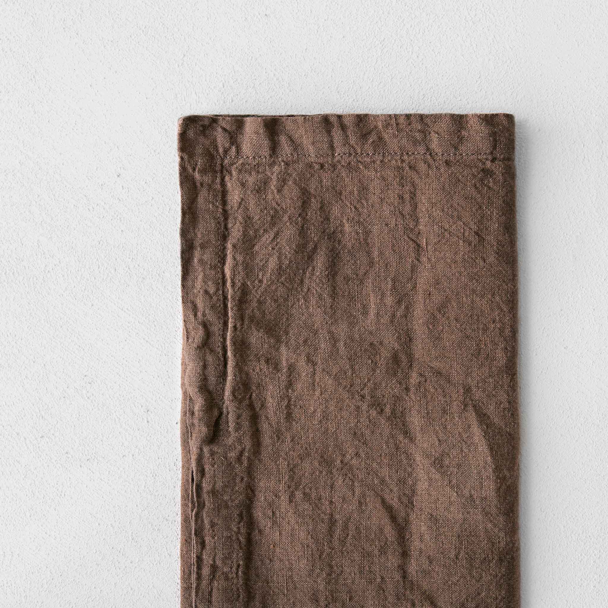  Linen Napkins | Chocolate Brown  | Hale Mercantile Co.