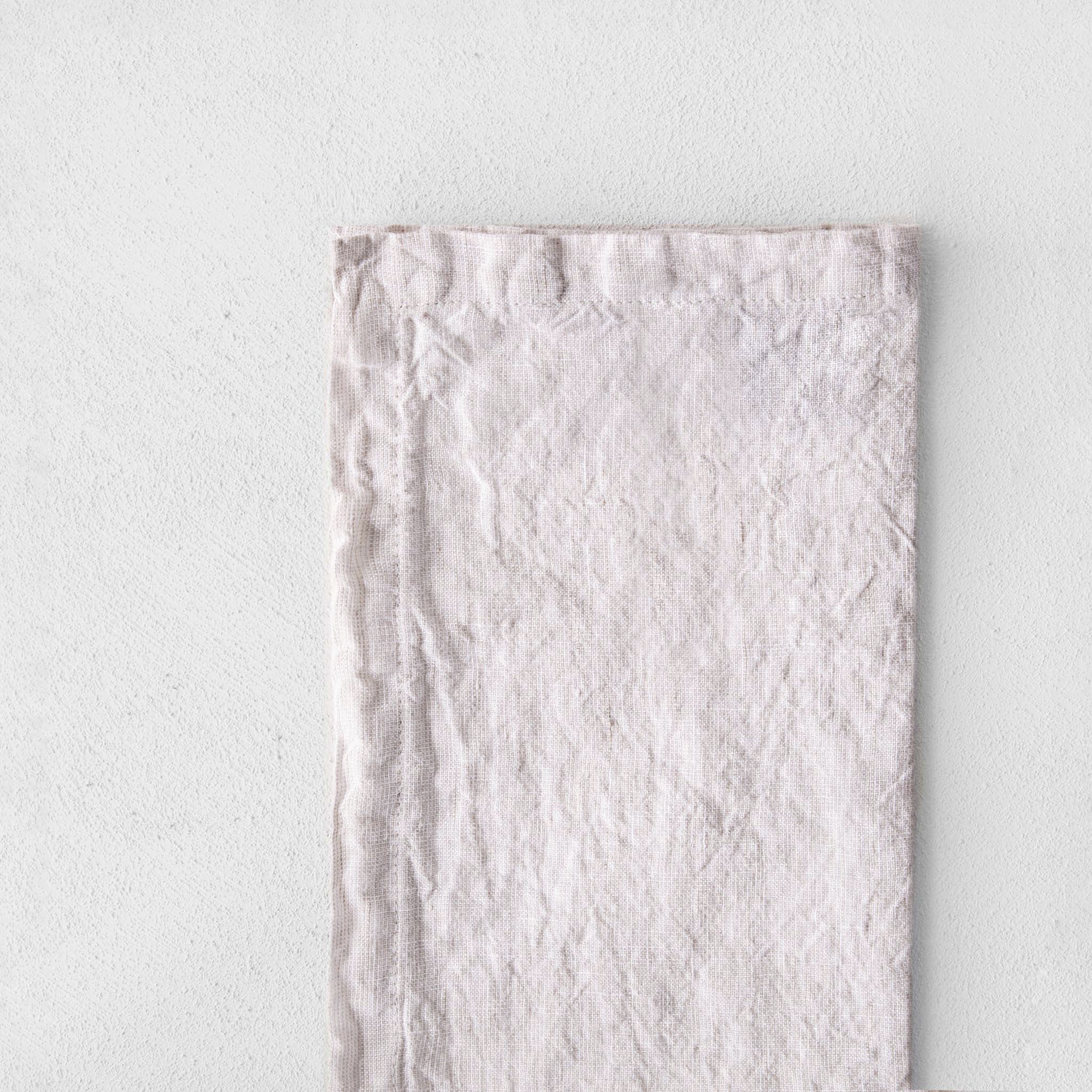 Hand-Stitched Artisanal Black Tea Towels - Heart - AllORA