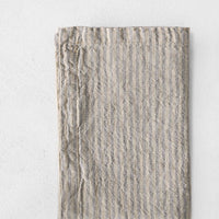 Basix Stripe Linen Napkin - Roy/Sable