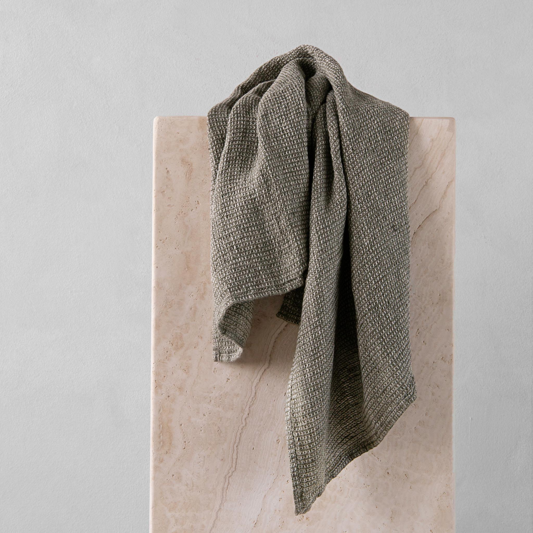 Linen Tea Towels | Deep Khaki | Hale Mercantile Co.
