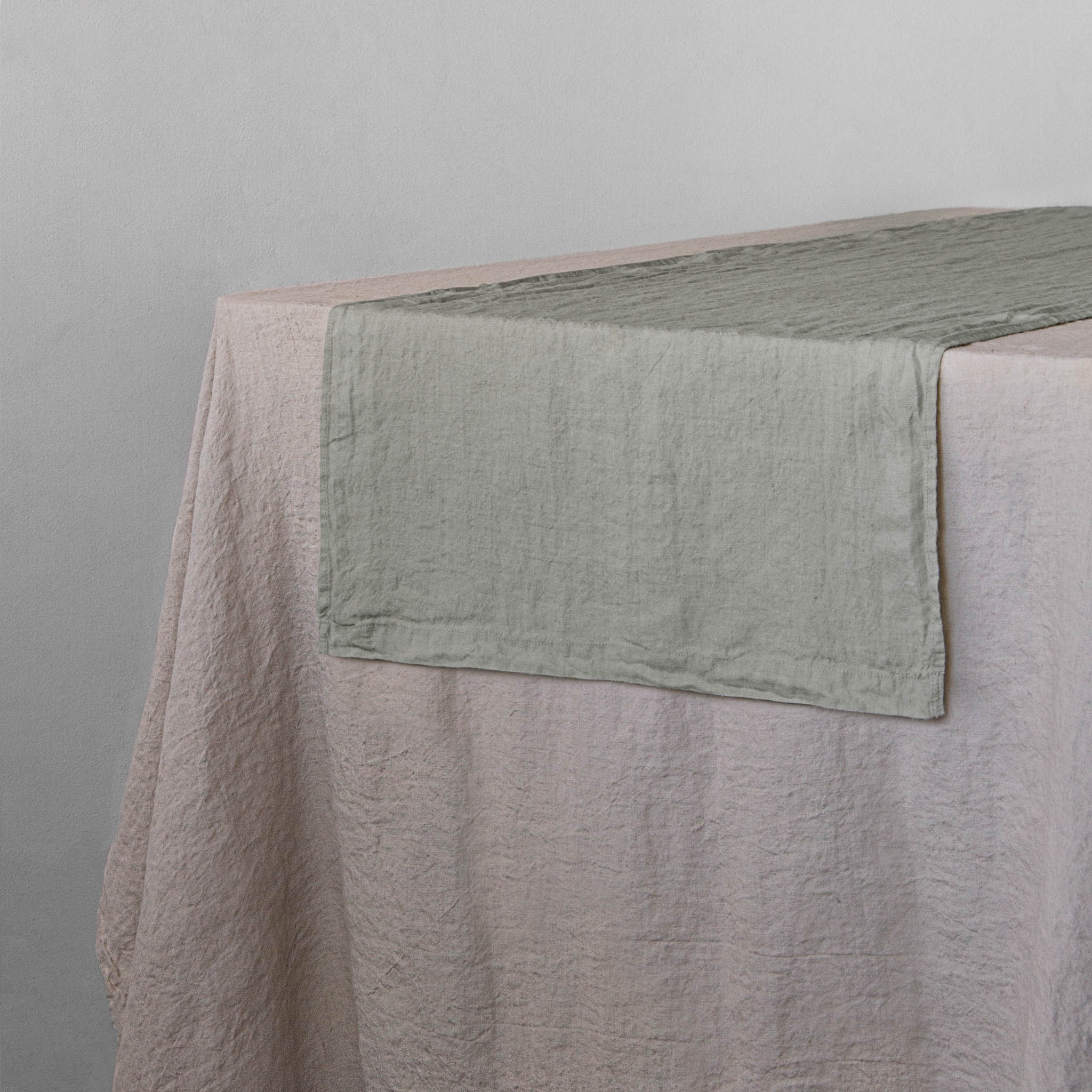 Linen Table Runner | Silvery Sage | Hale Mercantile Co.