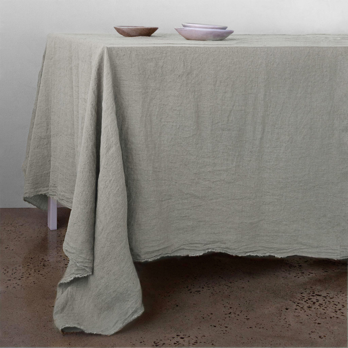 Flocca Linen Tablecloth - Argent