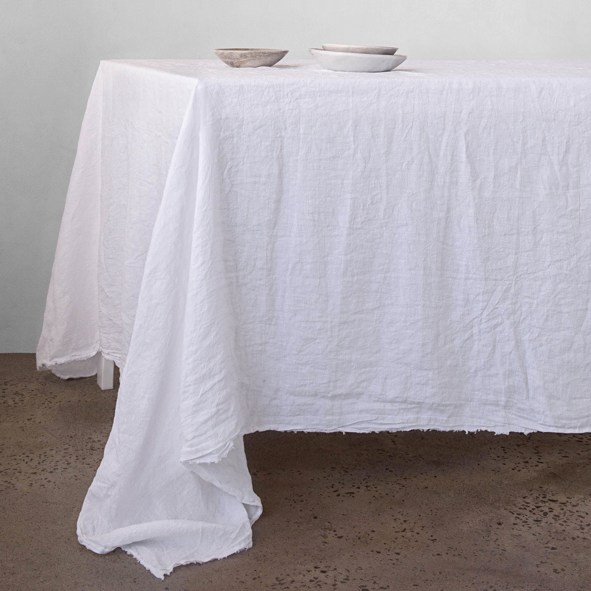 Linen Tablecloth | Antique White  | Hale Mercantile Co.