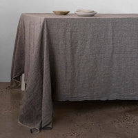 Flocca Linen Tablecloth - Nox