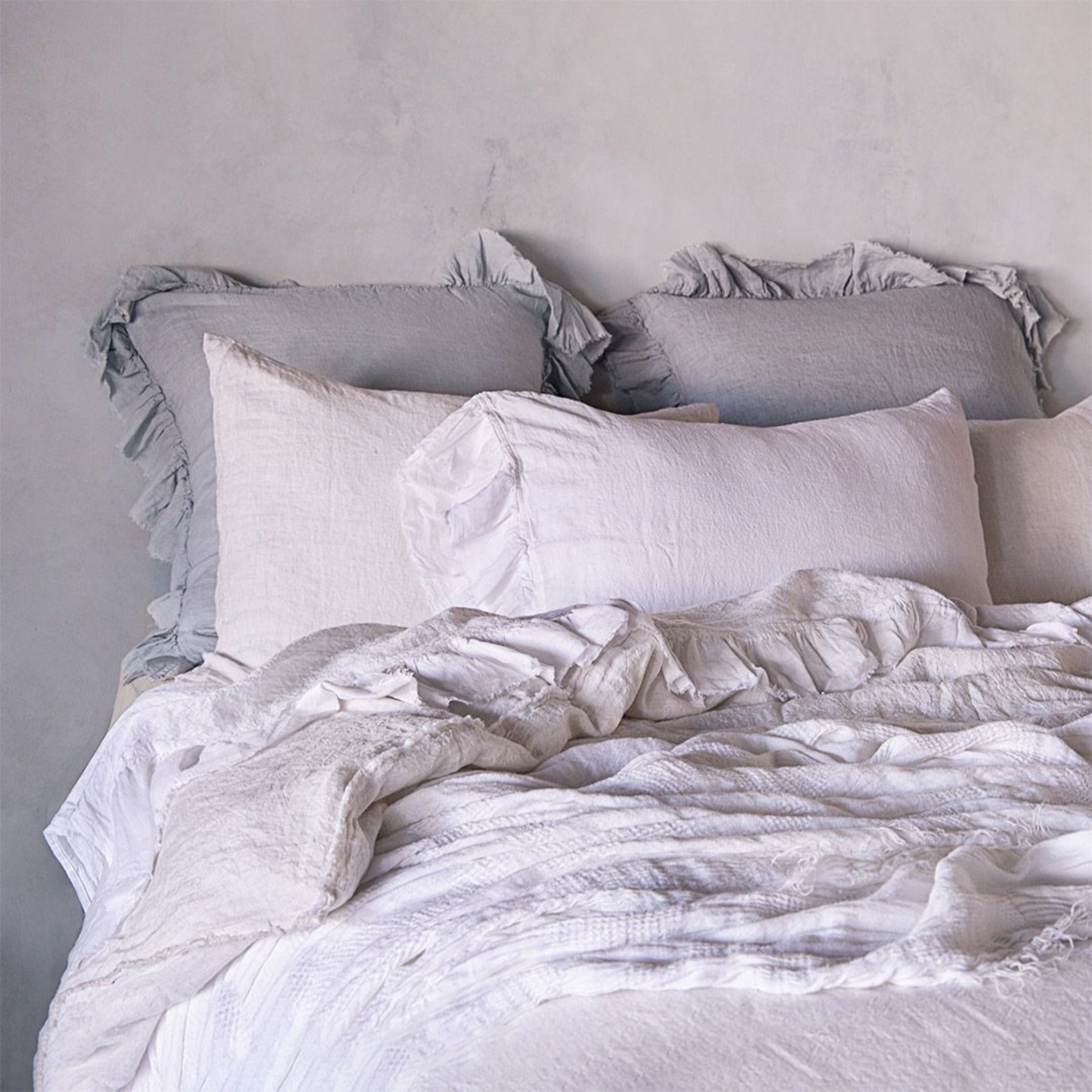 Pure Linen Pillowcases | Antique White | Hale Mercantile Co.