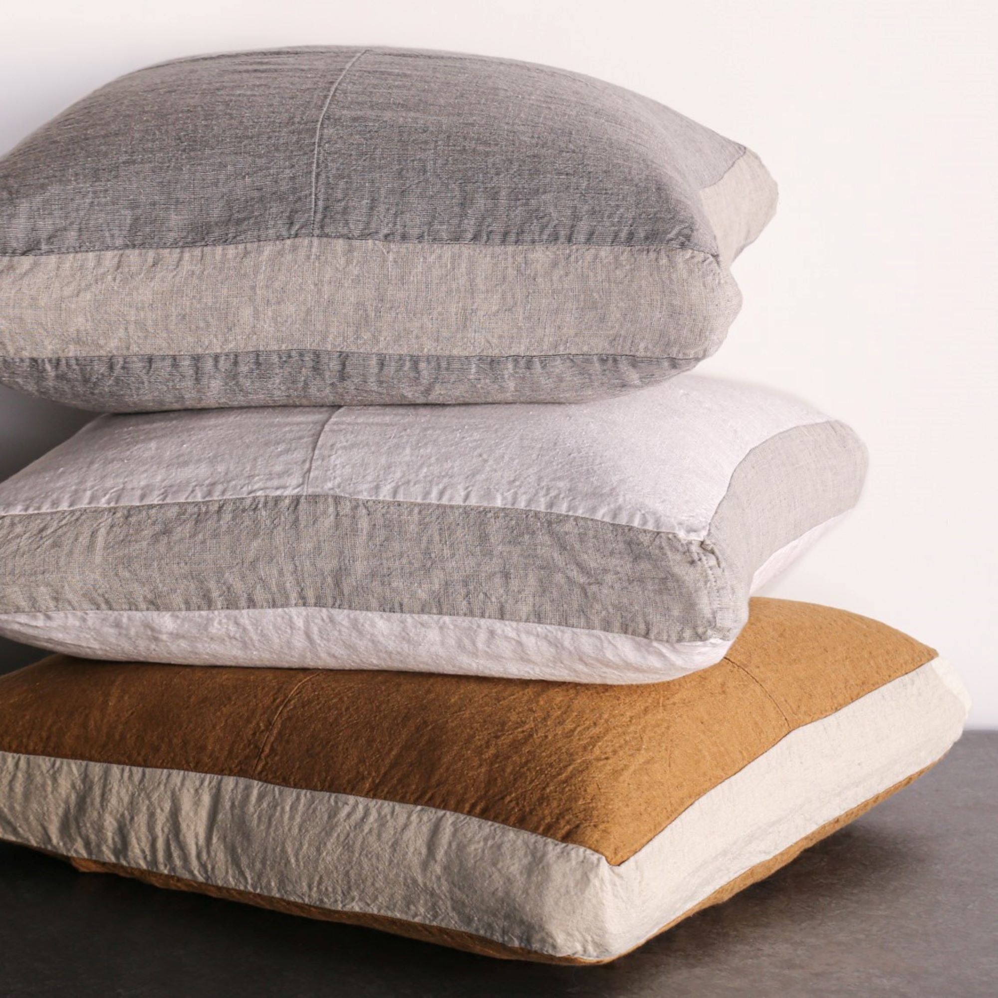 Linen Panel Cushions | Natural & Grey | Hale Mercantile Co.
